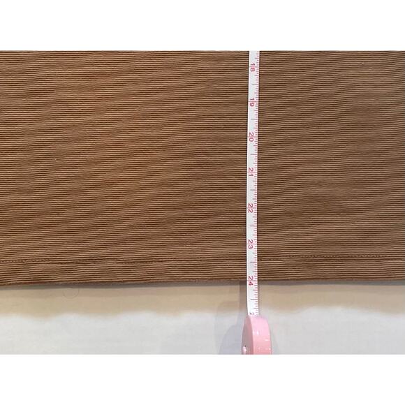 Talbots Cotton Blend Camel/Tan 3/4 Sleeve Textured Pullover Round Neck Top, M - Picture 11 of 12